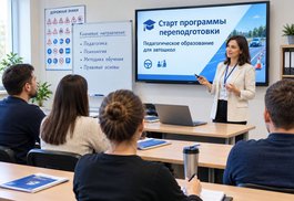 Старт программы переподготовки «Педагогическое образование» для автошкол