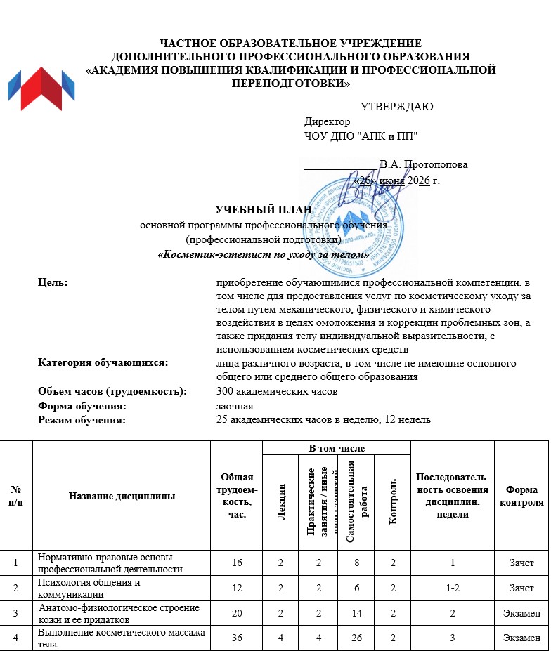 Пример документа