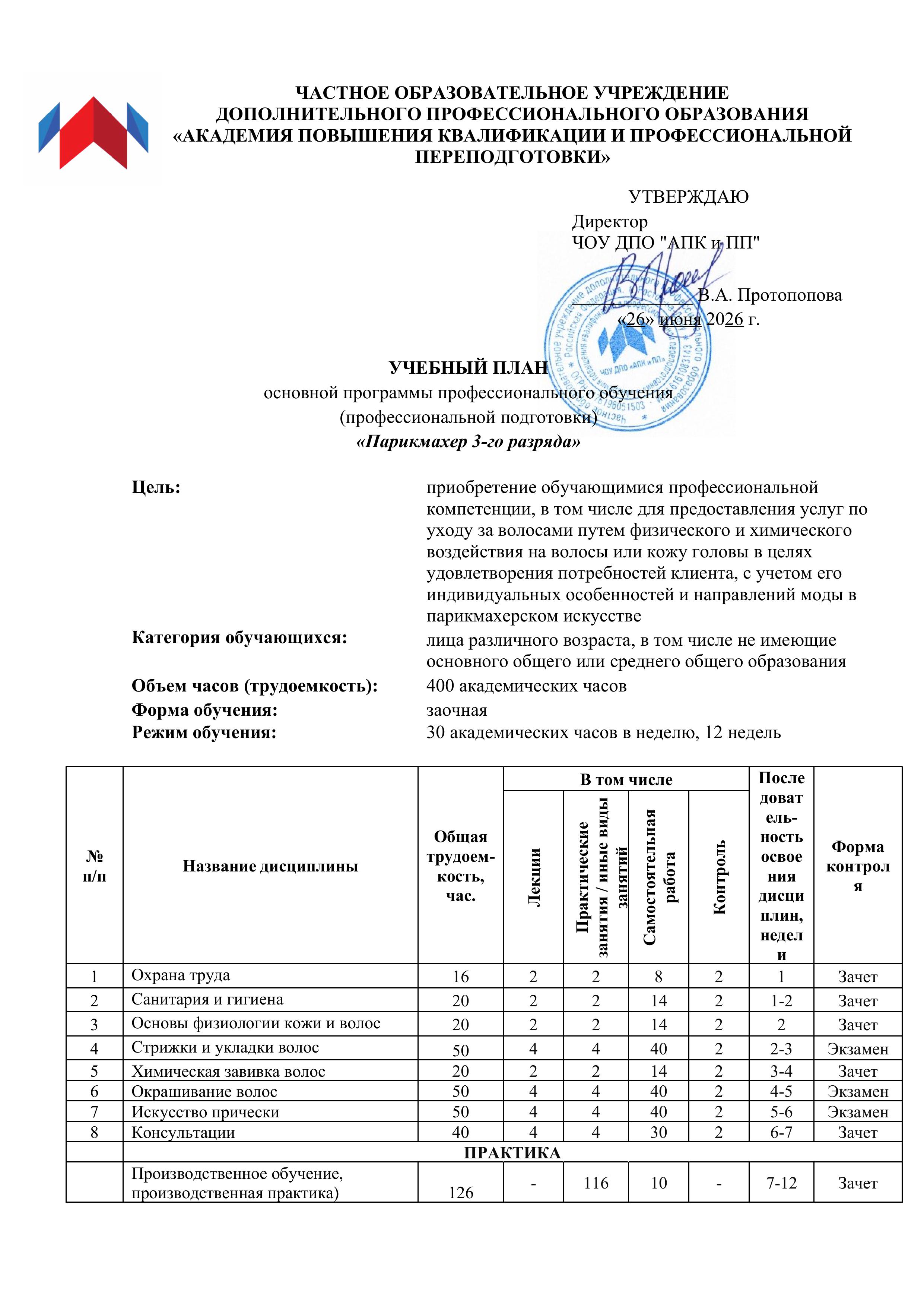 Пример документа
