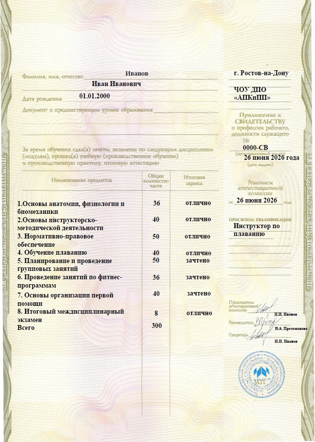 Пример документа
